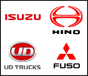 国産トラックメーカー ロゴ